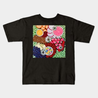 Spring Charcuterie Board Kids T-Shirt